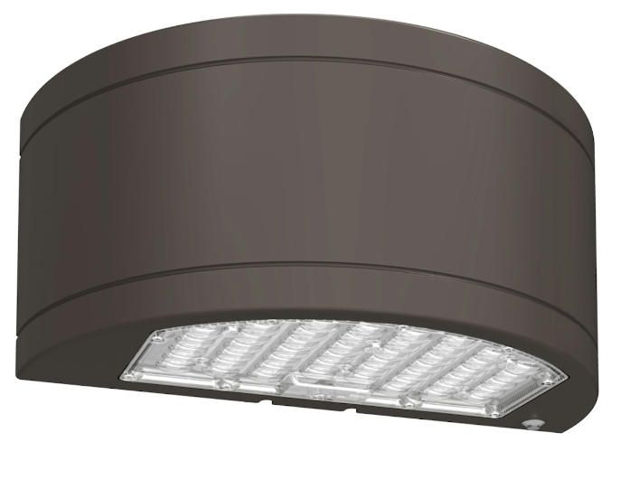 EnvisionLED LED-WPUD-SC-3P40-TRI-BZ-PC Half Cylinder Up/Down Wall Pack Light, 3CCT 30k/40k/50k, Selectable Wattage 40W/32W/24W, SElectable Lumens 5,800/4,640/3,480 Bronze Finish