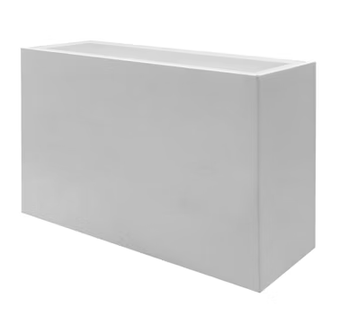 EnvisionLED LED-WSC-5X10-UD-24W-5CCT-WH 5" x 10" Modern Square Sconce Light, M-Line, Voltage 120-277V, White Finish