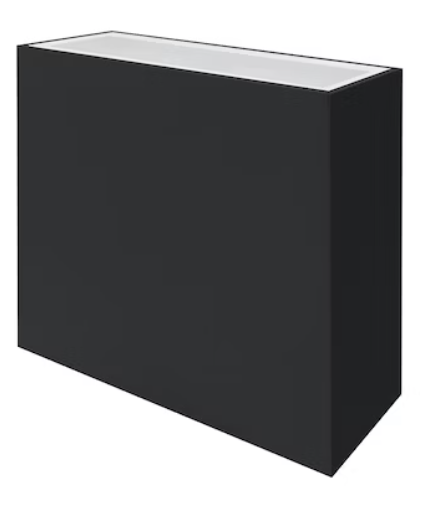 EnvisionLED LED-WSC-UD-15W-5CCT-BL LED Modern Square Sconce Light with 5CCT Selectable, 120V