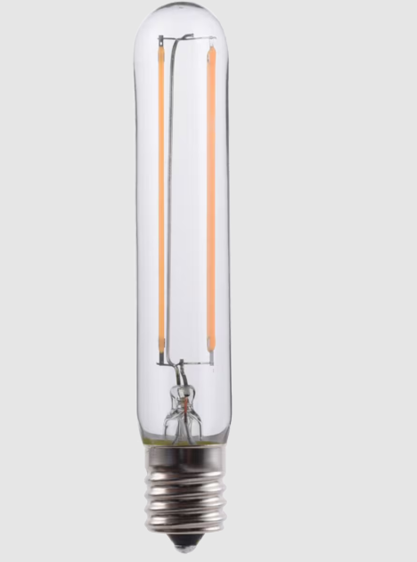 Eiko LED4WT6.5E17/FIL/827-DIM-G7 LED Advantage Filament T6-1/2, 320°, Wattage 4W, Lumens 300 lm, Dimmable, Color Temperature 2700K, 80CRI, E17, 120VAC