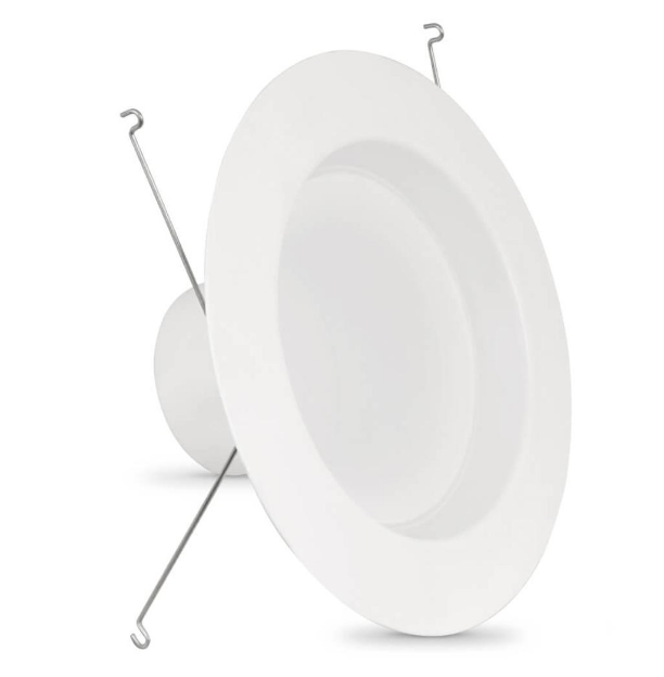 Feit Electric LEDG2R56/850/CAN 5/6" Household Recessed Can Retrofit Kit Led Downlight, Color Temperature 5000K,Wattage 75W, Voltage 120V 4 Pack