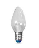 Feit Electric BPC7/B/LEDG2/2 7W Equivalent Candelabra Base Blue C7 Holiday & Party LED Light Bulb. Wattage 0.5W, Voltage 120V - 2 Pack