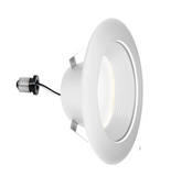 Feit Electric LEDR4DB/6WYCA 4 in. (50W Replacement) Selectable White Deep Baffle Recessed LED Downlight, Multi-Color Temperature, Wattage 7.7W, Voltage 120V