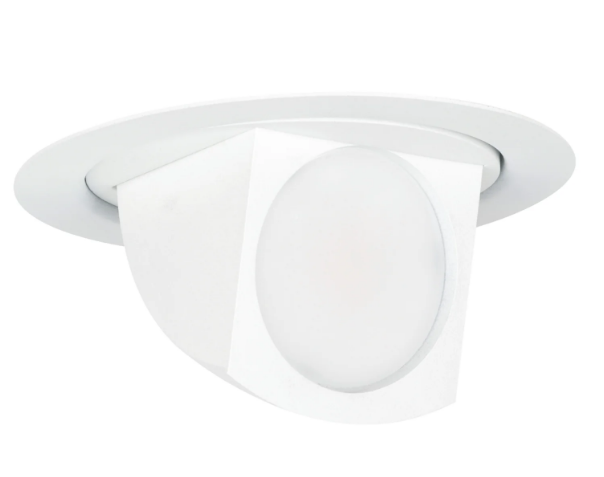 Feit Electric LEDR4SCP/950CA 65W Equivalent Bright White 4 in. Adjustable LED Recessed  6 PackDownlight, Color Temperature 5000K, Wattage 8W, Voltage 120V