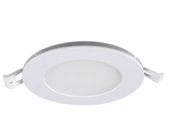 Feit Electric LEDR4XT/HO/NL/5CCTCA 4 in. Tethered J-Box Selectable White LED Downlight With Night Light Mode, Multi-Color Temperature, Wattage 14W, Voltage 120V