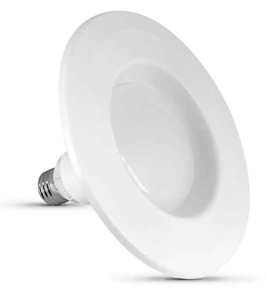 Feit Electric LEDR56/927CA/MED (65W Replacement) Soft White Retro Dimmable Enhance InstaTrim LED Light, Color Temperature 2700K, Wattage 9.4W, Voltage 120V