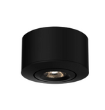 DALS Lighting LEDRDM1-BK Under Cabinet 12V LED Gimbal Puck Light with Black Finish