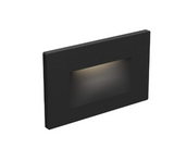 DALS Lighting LEDSTEP005D-CC-BK 120V LED Step Light 5CCT -> 2200K/2700K/3000K/3500K/4000K, 90lm, 3W - Black Finish