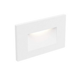 DALS Lighting LEDSTEP005D-CC-WH 120V LED Step Light 5CCT -> 2200K/2700K/3000K/3500K/4000K, 90lm, 3W - White Finish