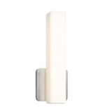 DALS Lighting LEDVAN001-CC-12SN Nobel 3.2" Tall LED Bathroom Sconce, 8W, 540lm, CCT-> 2700K, 3000K, 3500K, 4000K, 5000K, Satin Nickel Finish