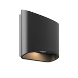 DALS Lighting LEDWALL-H-BK 2 Light 6" Tall LED Indoor / Outdoor Wall Sconce