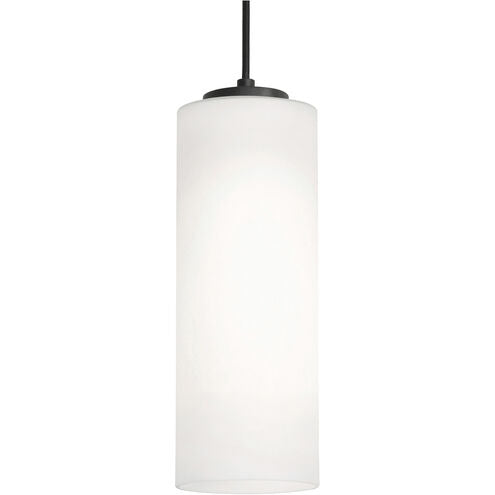 AFX Lighting LEOP0412MBBK Leo LED 4 inch Black Pendant Ceiling Light