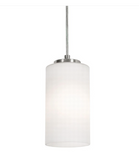 AFX Lighting LEOP04MBSN Leo 4'' LED Mini Pendant Light - 120V - Satin Nickel Finish