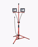 Cyber Tech Lighting LF40TWL/DL 40W LED Tripod Work Light, 4000 Lumens, 5000K, Dual Head