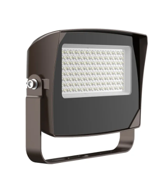 Westgate LF4MAX-MD-20-50W-MCTPB-TR-P Medium Maximum-Feature Round-Back Flood Light with U Bracket, Voltage 120-277V, Selectable Wattage, Lumens 140 LM/W, Color Temperature 30K/40K/50K
