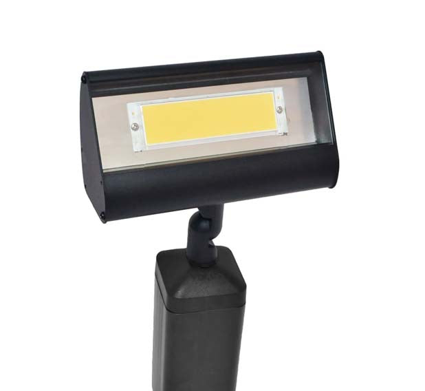 Focus Industries LFL01HELEDP8120VWBR LED Flood Light - LED Panel: 8W Integrated LED Flat Panel - Voltage: 120V - Color Temperature: 3000K - Hood Extension: Included - Finish: Weathered Brown