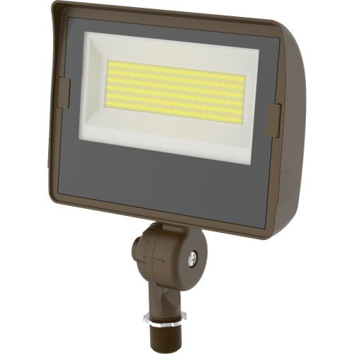 Orbit AWC-LFL11-30W-P-KN LED Flood Area Light, Adjustable CCT 3000K/4000K/5000K, & Wattage Selection 10W/ 20W/ 30W W/ Built-in Photocell With On/Off Switch
