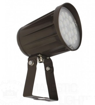 Orbit LFL20-42W-WW-T LED Bullet Flood Light w/ Trunnion, Color Temperature 3000K, Bronze Finish