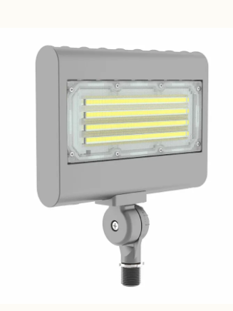 Westgate LFX-MD-30-50W-MCTP-KN-SV-P LED Medium Flood Light , Selectable Wattage 30W/40W/50W, 130LM/W, MCTP 30K/40K/50K With Photocell Knuckle Silver Finish