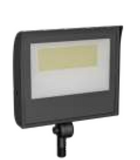 Westgate LFXE-MD-50-100W-MCTP-KN-P-BK Builder Series Flood/Area Lights W/ Photocell, Selectable MCTP & Wattage, Black Finish