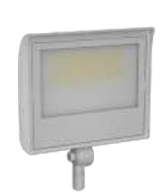 Westgate LFXE-MD-50-100W-MCTP-KN-P-WH Builder Series Flood/Area Lights W/ Photocell, Selectable MCTP & Wattage, White Finish