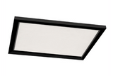 AFX Lighting LGNL2424LAJD4BK Lugano 24" Square Flush Mount - 3k / 4k / 5k - 120-277v - Black Finish