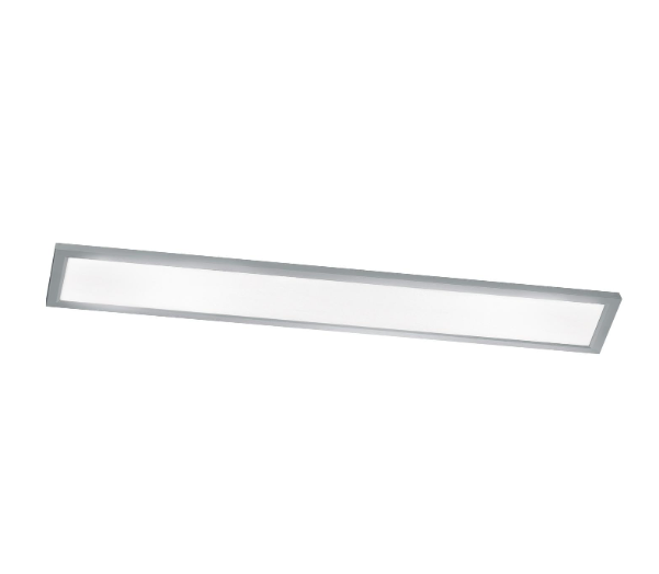 AFX Lighting LGNL4812LAJD4SN Lugano 48x12 Size Linear LED Flat Panel Light, 120-277V, Watt 40W, Selectable 5CCT Satin Nickel Finish
