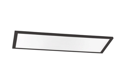 AFX Lighting LGNL4824LAJD4BK Lugano 48" LED Linear Flush Mount - 27k / 3k / 35k / 4k / 5k - 120-277v - Black Finish