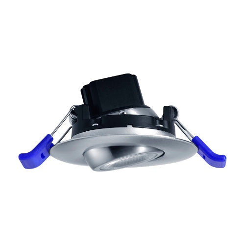 Lotus LED Lights LL2G-30K-BN 2" Eyeball Gimbal LED Downlight, Color Temperature 3000K, Lumens 400 lm, Wattage 5W, 120V, Brushed Nickel