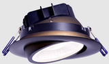 Lotus LED Light LL4G-5CCT-ORB 4" Eyeball Gimbal Led Downlight - 11w - Cct Selectable - 1,100 Lumens - 120v - Oil Rubbed Bronze Finish