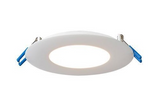 Lotus LED Lights LL4R24V-27K-WH 4" Round Ultimate LED Downlight, Color Temperature 2700K, Lumens 750 lm, Wattage 13.5W, White