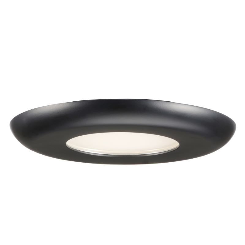 Lotus LED Lights LL4RBX-27K-BK 4" J-Box Mount LED Downlight, Color Temperature 2700K, Lumens 620 lm, Wattage 11W, 120V, Black