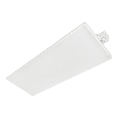 Eiko LLH4E/380W/840/UD-W106 4ft Mod Linear High Bay, Wattage 380W, Lumens 57,000lm, 80CRI, Color Temperature 4000K, Voltage 120-277V, 0-10V Dimming Z10, 6ft Cord