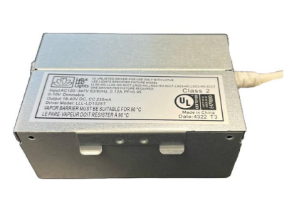 Lotus LED Lights LLL-LD1025T3-FP Full Price for 120-347V Driver 0-10V Dimmable for LL3G-HO, LRG3-HO, LSG3-HO & LL3R