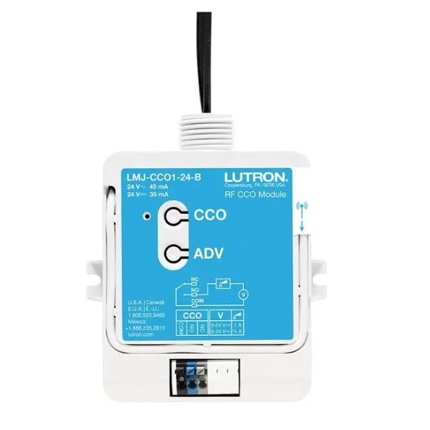 Lutron LMJ-CCO1-24-B RF CCO Module - Single Dry Contact