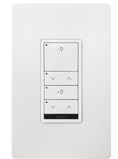 Wattstopper LMSW-222-W DLM Wired Standard Switch, 2B 2R, White