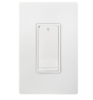 Wattstopper LMSW-610-S-W DLM Wireless Switch Slim, 1B, White Finish