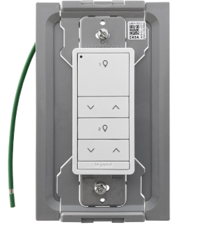 Wattstopper LMSW-622-S-W DLM Wireless Switch Slim, 2B 2R, White Finish