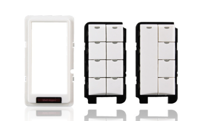 Wattstopper LMSW-KIT-101-R DLM 1-Button Switch Color Kit, Red