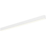 DALS Lighting LNFM48-CC-V-WH Boulevard 1 Light 1.88 inch White Flushmount Ceiling Light