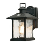 AFX Lighting LNNW0711MBBK 60W LED  E26 Lennon Outdoor Sconce w/ Photocell, 120V, Black Finish