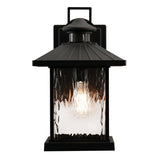 AFX Lighting LNNW0914MBBK 60W LED E26 Lennon Outdoor Sconce w/ Photocell & Motion Sensor, 120V, Black Finish