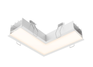 Dals Lighting LNR-ACC90-CC-V-WH 90° Recessed corner White Finish