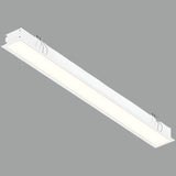 DALS Lighting LNR24-CC-V-WH Recessed Linear 24" - 120-277-347V, 0-10V Dimming, 5CCT, Matt White