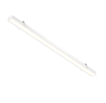 DALS Lighting LNR48-CC-WH Boulevard 48" Selectable White LED Wafer Recessed Trim, 40W, 3760lm,  2700K, 3000K, 3500K, 4000K, 5000K - White Finish