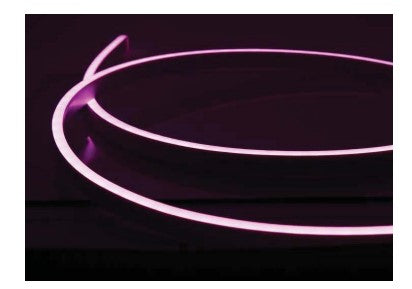 Core Lighting LNT45-HW120-RGB 4.4W IP65 Flexible Color-Changing LED Strip Color Temperature RGB Power Feed 120 Inch