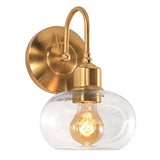 AFX Lighting LNYS0710MBVG Laney 10" Wall Scone Light W/ Medium Base, Gold Finish