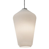 AFX Lighting LOLP11WH 60W Lola E26 Pendant Light, 120V, White Finish