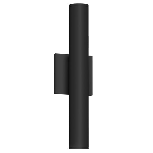 Kuzco Lighting LD2-UD16W24-3036-BK-UNV-010 Lorna 16-in (2-in Dia.) Wall Sconce Up/Down Light - CCT: 3000K -  Finish: Black