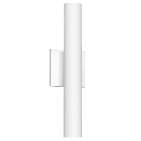 Kuzco Lighting LD2-UD16W24-3036-WH-UNV-010 Lorna 16-in (2-in Dia.) Wall Sconce Up/Down Light - CCT: 3000K -  Finish: White